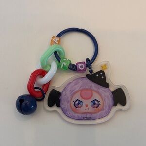 Baby Three - Purple Bat Acrylic Keychain